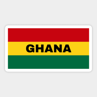 Ghana Flag Colors Sticker